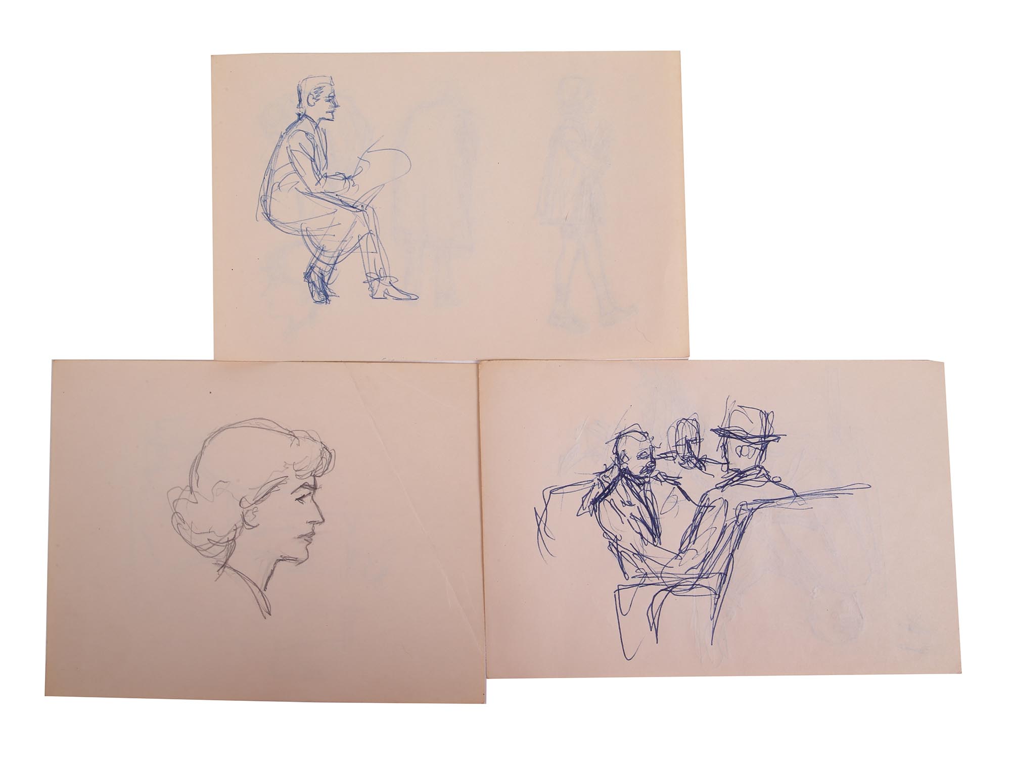 AMERICAN INK PAINTINGS SKETCHES BY BILL FRACCIO PIC-1